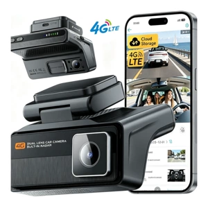 Yeni Məhsul 4G Videoqeydçi İkili Lensli Gecə Görüşü App Uzaqdan İzləmə GPS Yerləşdirmə