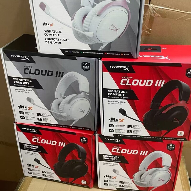 Hyperx Cloud Iii Head-Mounted Gaming Headset Hurricane Third Generation Professional E-Sports Foreign Trade