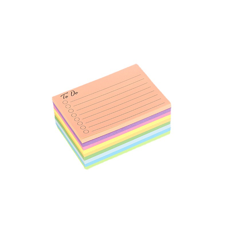 Nota adhesiva de color nota papel estudiante nota pegatinas se pueden pegar pegatinas de marca pequeña pegajosa fuerte n veces pegatinas