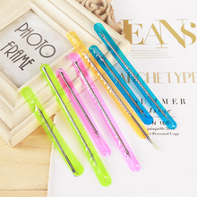 厂家新款高档8CM不锈钢镜光粉刺针暗疮针便携式挑痘针痘痘针批发