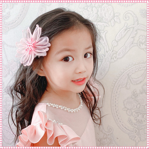 Fairy tale style little princess hairband hairpin children's hair accessories set princess hair accessories gift box children's theatrical performance hair accessories