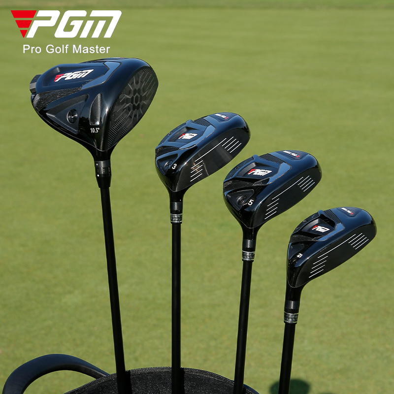 Gậy golf driver số 1 PGM MEGA PRO II hợp kim titan sợi carbon điều chỉnh độ nghiêng — Trục carbon loại R số 1 gỗ 10,5 độ (có nắp đầu gậy), Trình điều khiển trục carbon loại R 9 độ (có nắp đầu gậy), Trục carbon loại R 3 gỗ (có nắp đầu gậy), Trục carbon loại R 5 gỗ (có nắp đầu gậy)
