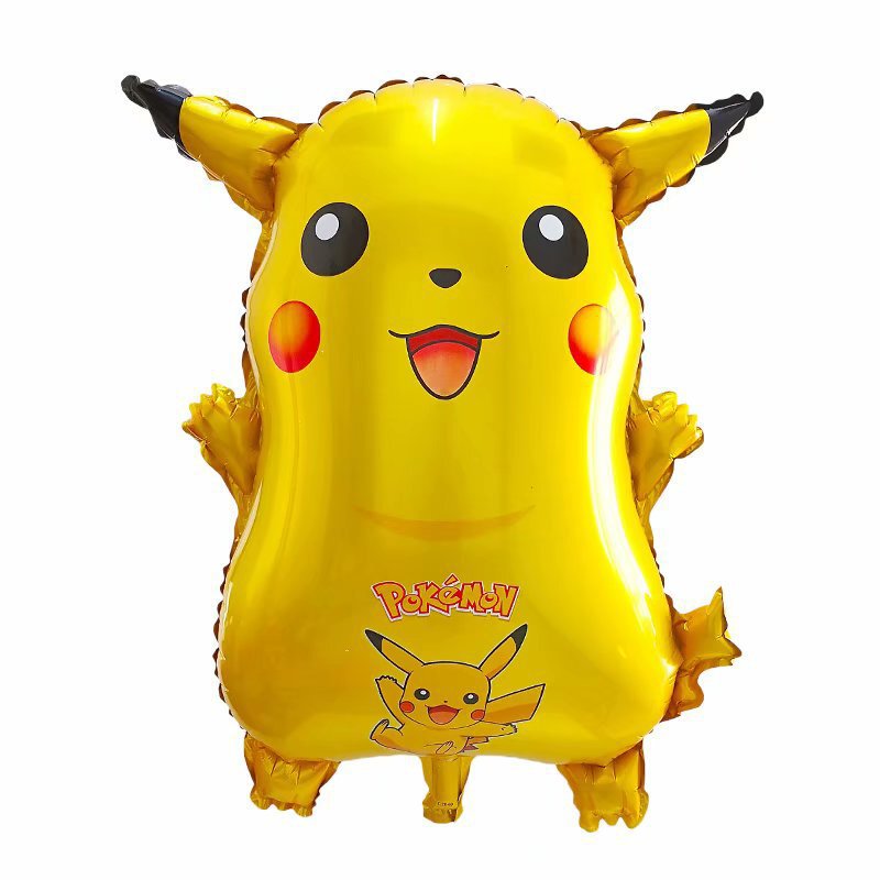 漫画ピカチュウポケモンアルミフィルムバルーン子供の誕生日パーティーシーンレイアウト装飾バルーン卸売|undefined