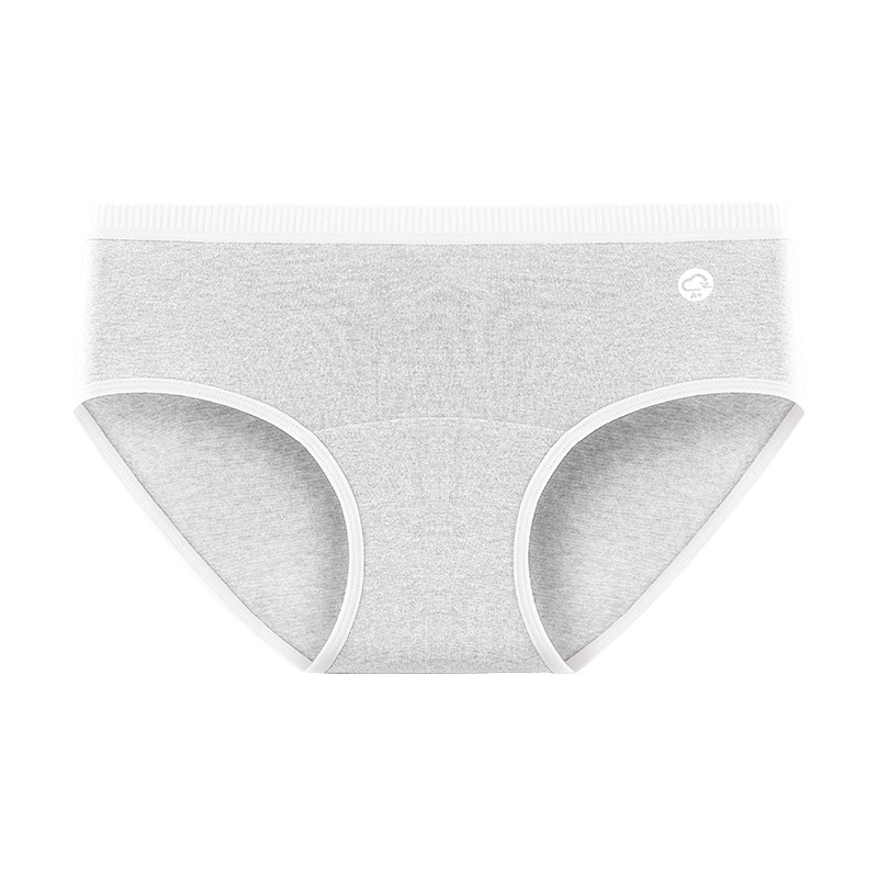 Algodón de grado médico, algodón puro, algodón antibacteriano, entrepierna, triángulo para niñas, algodón para bebés, algodón de clase A, ropa interior para niñas de cintura media de grado médico