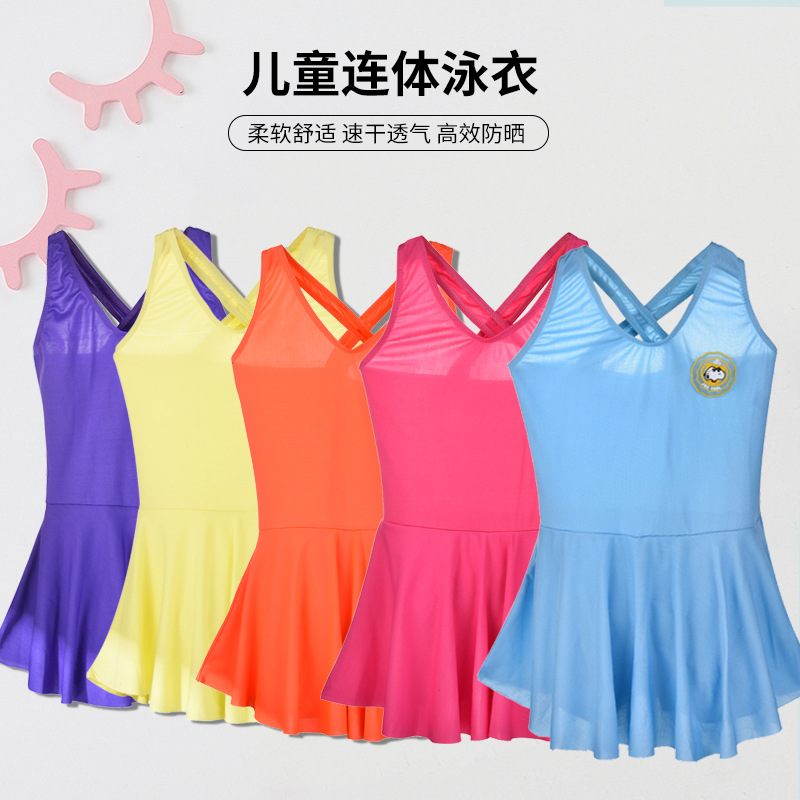 [Bañador de niñas solo 8.5] Bañador de niñas encantador para niños, trajes de baño de secado rápido para niños