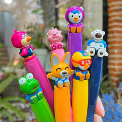 Korean pororo Bolele children's toothbrush with various cartoon patterns, oral cleaning soft-bristled toothbrush for children over 3 years old