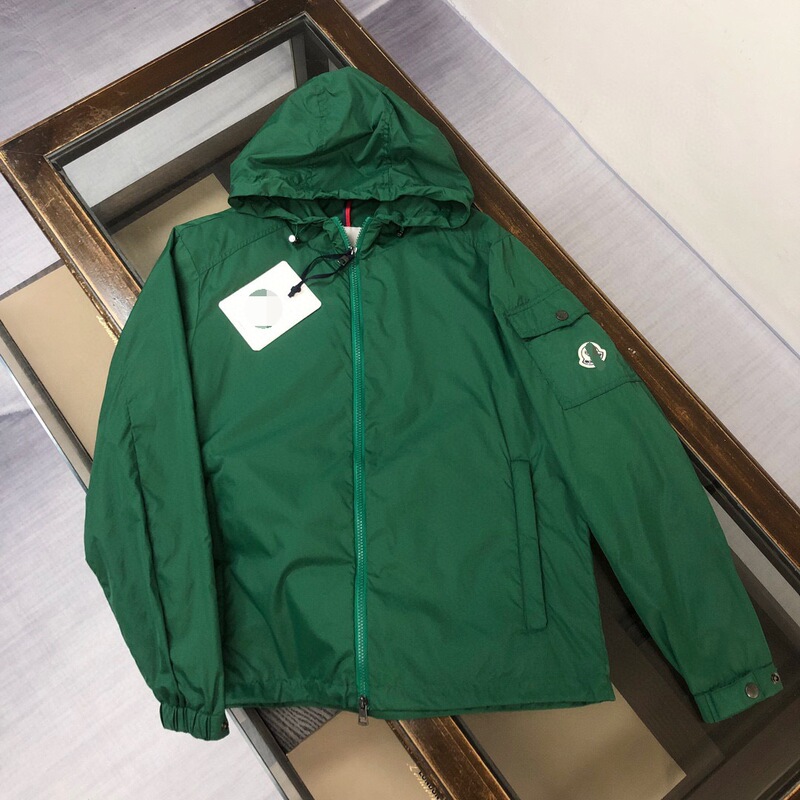 正确版mon蒙家男士抽绳连帽上衣服运动减龄休闲风衣外套专柜同款|undefined