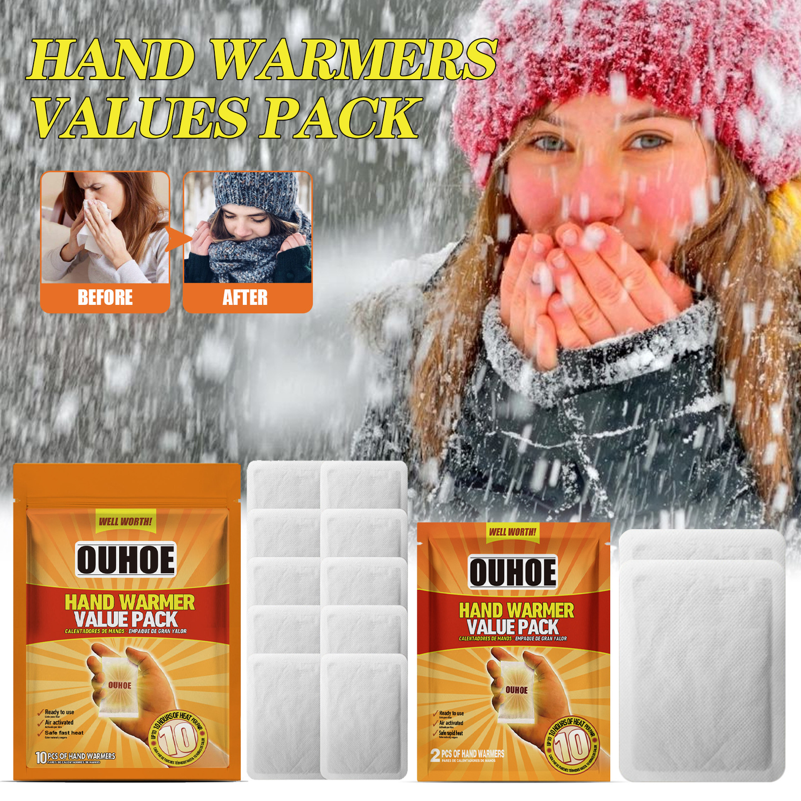 Ouhoe Disposable hand -warming treasure