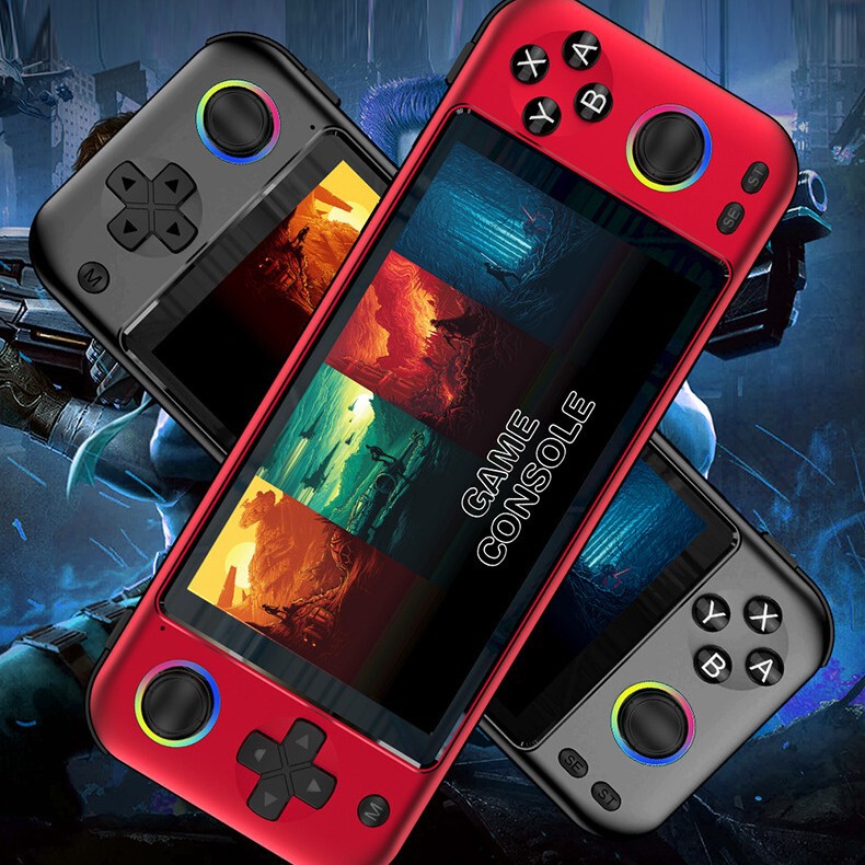 R900 New Classy Metal Body Game Console Cross-Border Export Psp Game 5.0Qhd High-Definition Large Screen Colorful