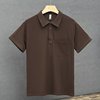 Universal colored polo, men's summer T-shirt, loose fit