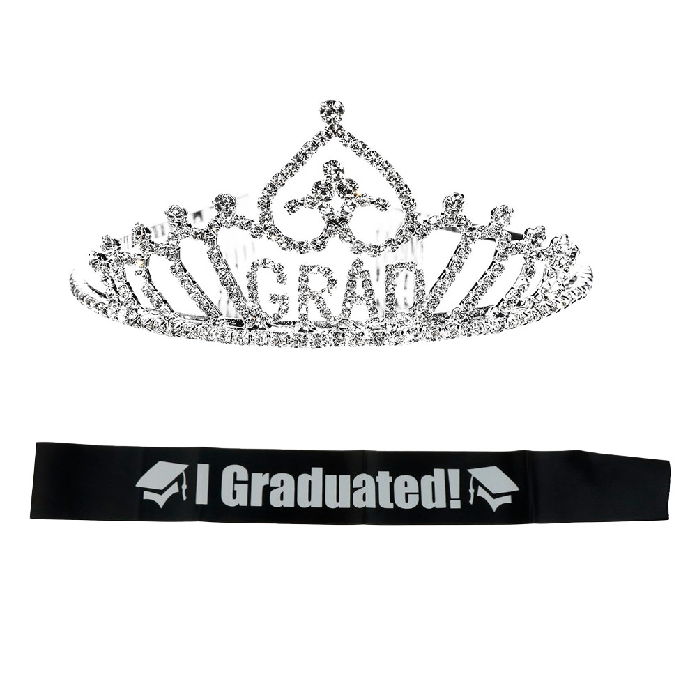 2025 nueva temporada de graduación, ceremonia de graduación, fiesta de graduación, correa para el hombro, etiqueta, traje de corona de graduación