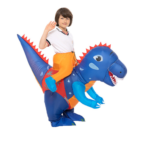 New Cute Dragon Inflatable Suit Manufacturer Kindergarten Performance Costume Little Fire Dragon Inflatable Suit Party Atmosphere Performance Prop