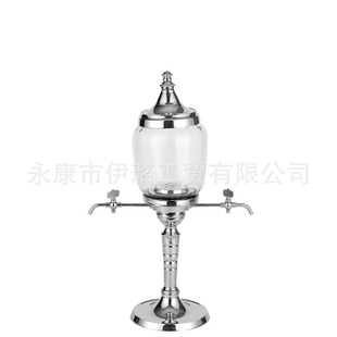 Manufacturer Sells Glass Products 1.5L Bitter Mugwort Wine Set Double-Head Capacity Wine Tower Bar Ktv Supplies