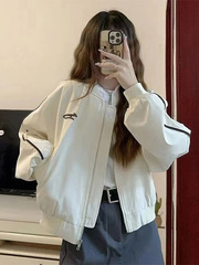 今年流行小个子美式棒球服外套女春秋2025年休闲chic短款夹克