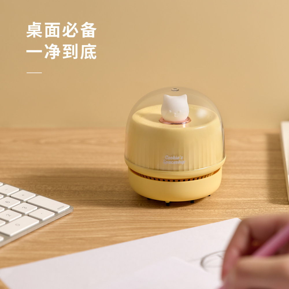 Cat Desktop Vacuum Cleaner Student Mini Usb Charging Wireless Desktop Keyboard Cleaner Cleaner