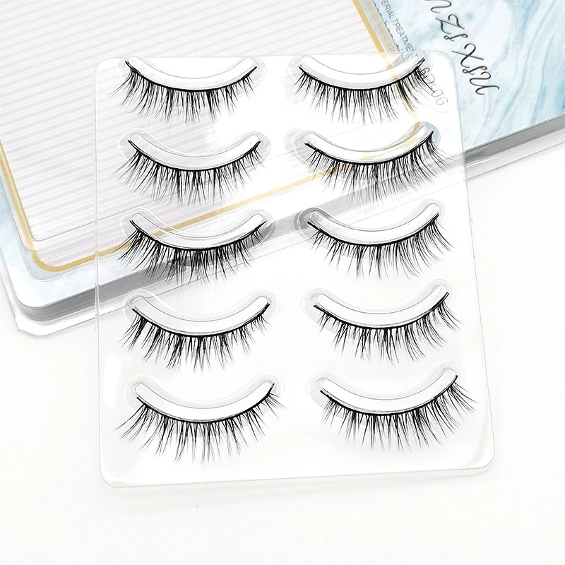 Long nude lengthening soft Japanese fresh false eyelashes for eyelashes