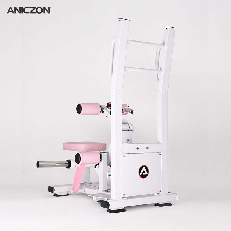 Gimnasio femenino dispositivo de modelado máquina de puente de cadera rosa de pie de cadera de expansión de cadera entrenador de cuclillas de rinoceronte empujador de cadera
