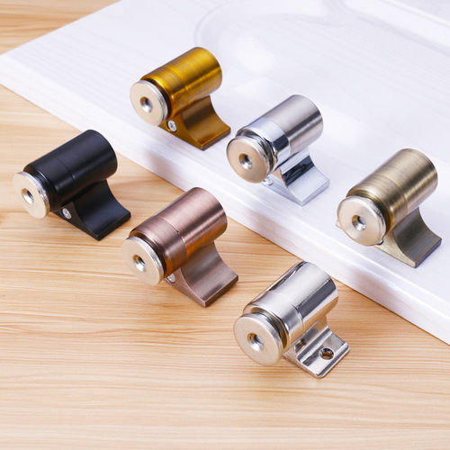Zinc alloy motor floor absorber, thickened anti-collision floor absorber, indoor door strong magnetic door impact door absorber anti-collision device wholesale
