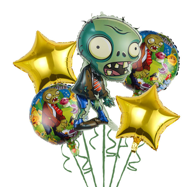 cartoon Plants vs. Zombies