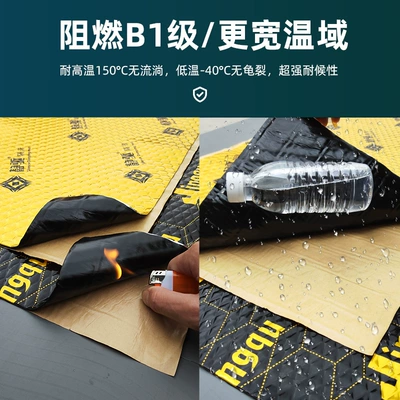 Car Sound Insulation and Shock-Absorbing Panels, Car sound-absorbing cotton