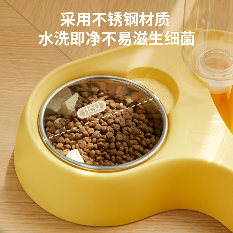 Nuevo alimentador para gatos, tazón de alimentación de agua, alimento de agua en uno, tazón para gatos, artículos para mascotas al por mayor transfronterizos