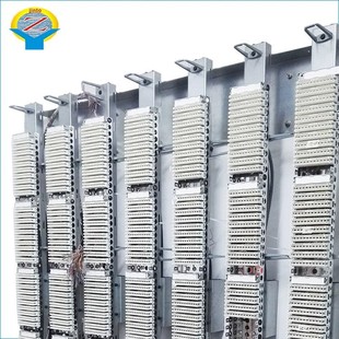 Fine drawing single row 400 pair open telephone voice distribution frame with lightning protection security