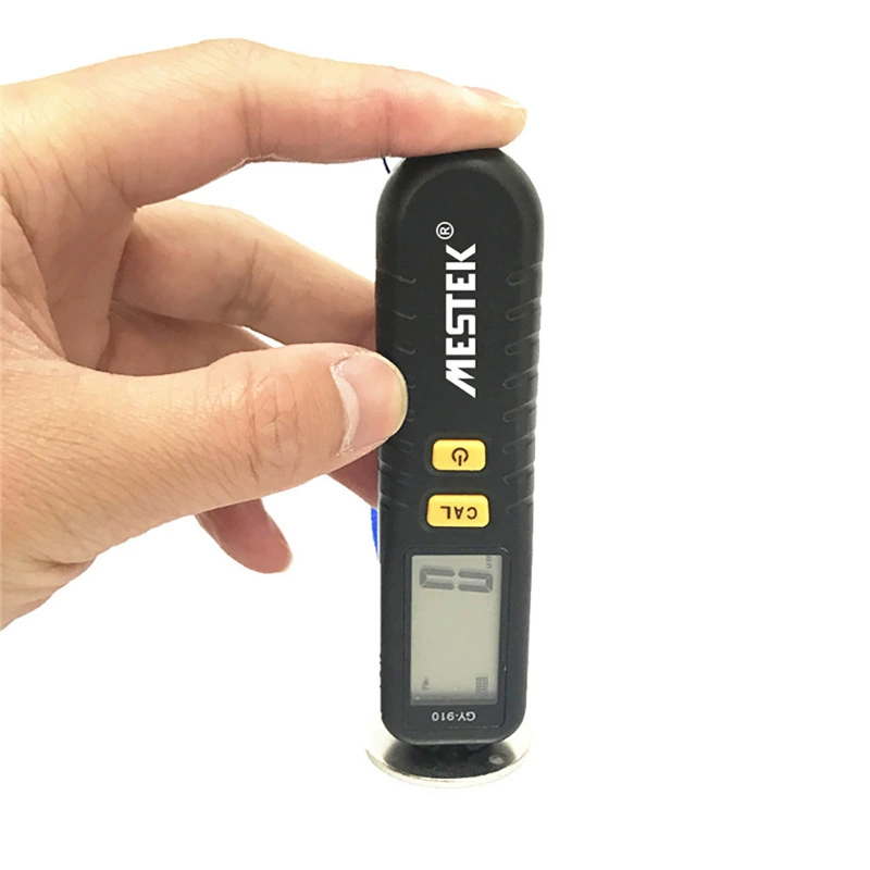 GY910 Измеритель толщины покрытия Измеритель пленки краски Обнаружение поверхности автомобильной краски Высокоточный измеритель толщины автомобильной пленки Измеритель оцинкованного слоя