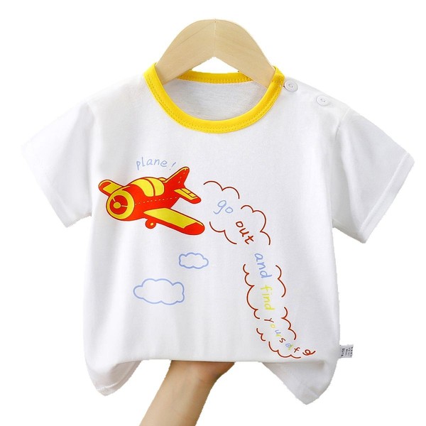 Children's cotton summer T-shirt for boys