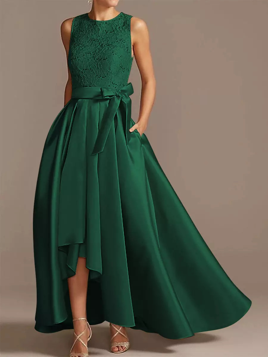 ​​"Versatile Lace Sleeveless Dress - Elegant Banquet & Everyday Wear In 12 Colors (XS-XXXL) | Floral Embroidery & Breathable Lining"​​_ecoleips.com
