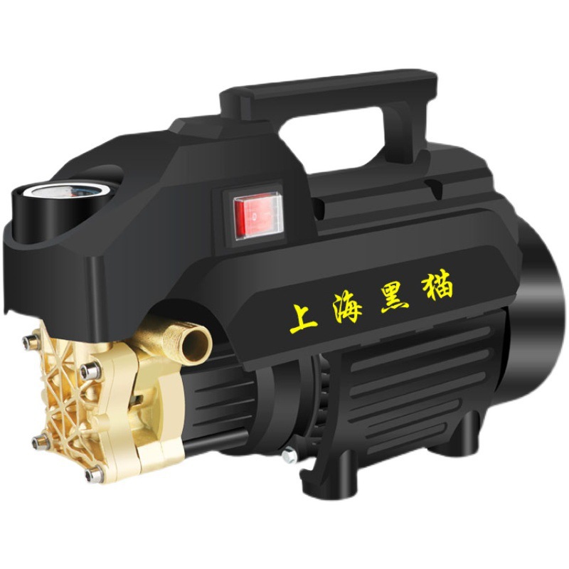 黑猫大功率高压全自动洗车机家用220v便携式洗车手提水枪