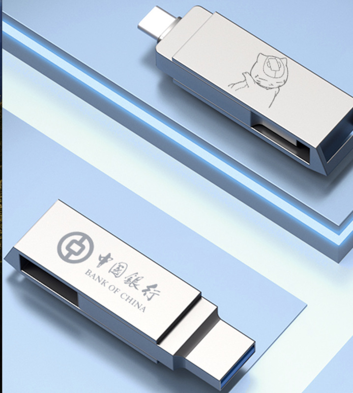 Lenovo SS370u デュアルインターフェースUSBメモリ typec256g 64G/128G モバイル/PC両用 メタルUSBメモリ|undefined