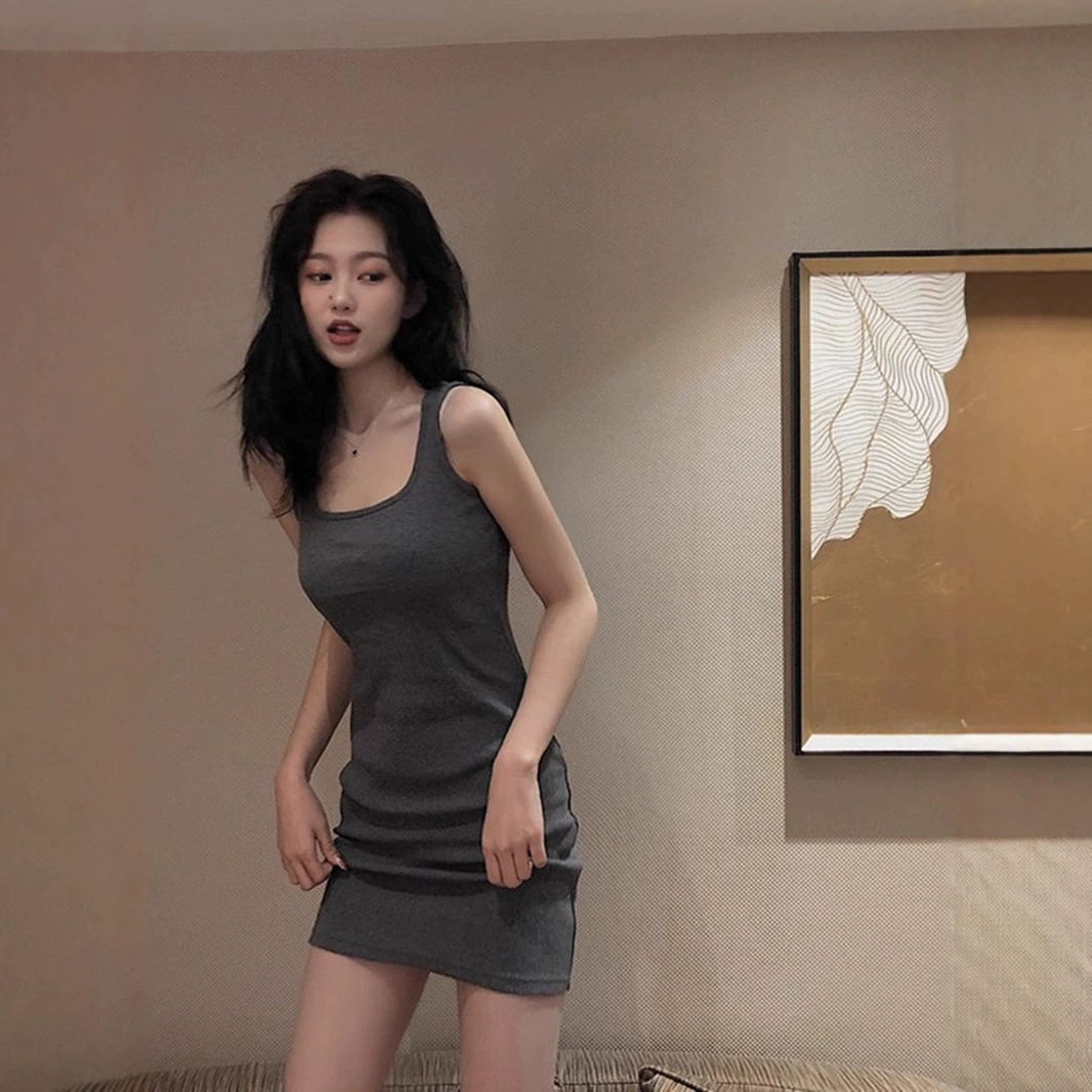 Черная хлопчатобумажная тонкая талия