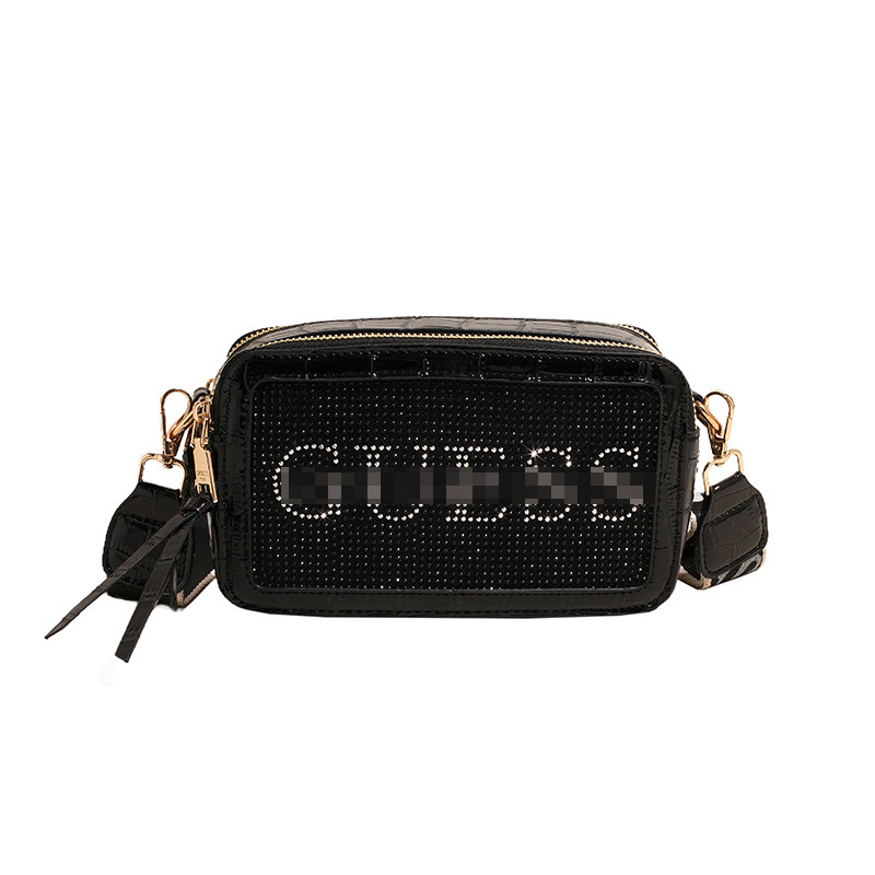 Crocodile transfronterizo con diamantes bolsos de letras universales bolsos de hombro de moda europeas y estadounidenses al por mayor bolsos de tendencia de mujer