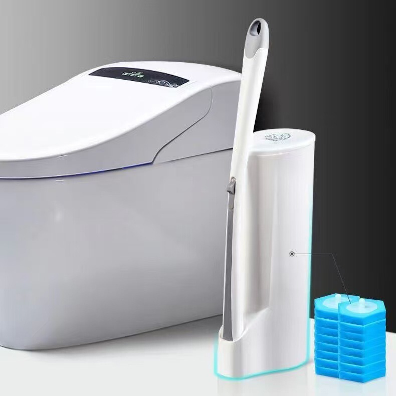 Baojiajie Disposable Toilet Brush Household No Dead Ends 2025 New Toilet Brush Head Wall Hanging Cleaning Artifact