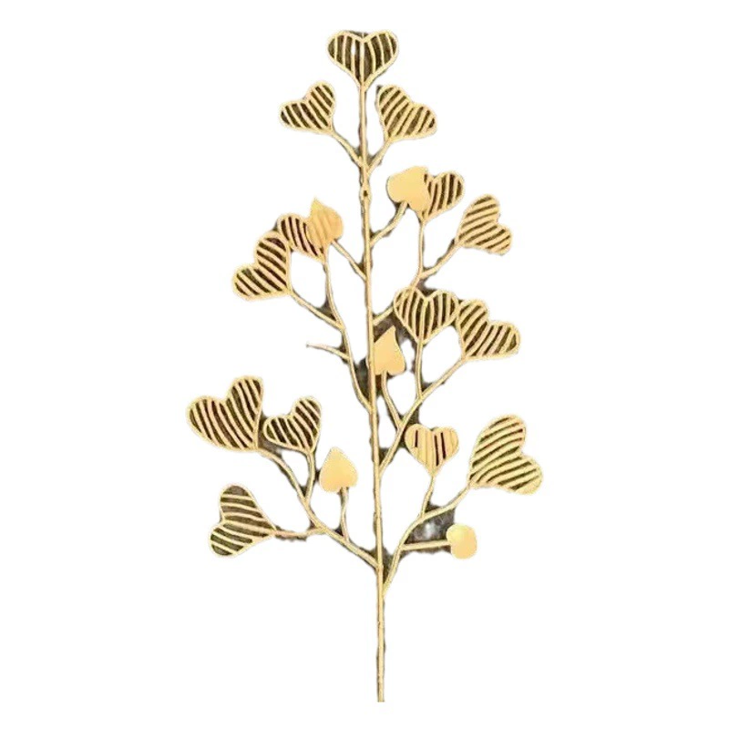 Новый симулятор золотой гинкго билоба новогодний цветок золотой югали новый год мягкая цветочная композиция оптом