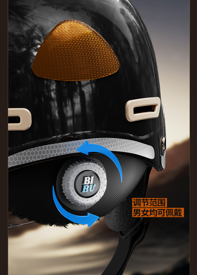 Electric Motorcycle Helmet with Earmuffs Winter Warm Helmet