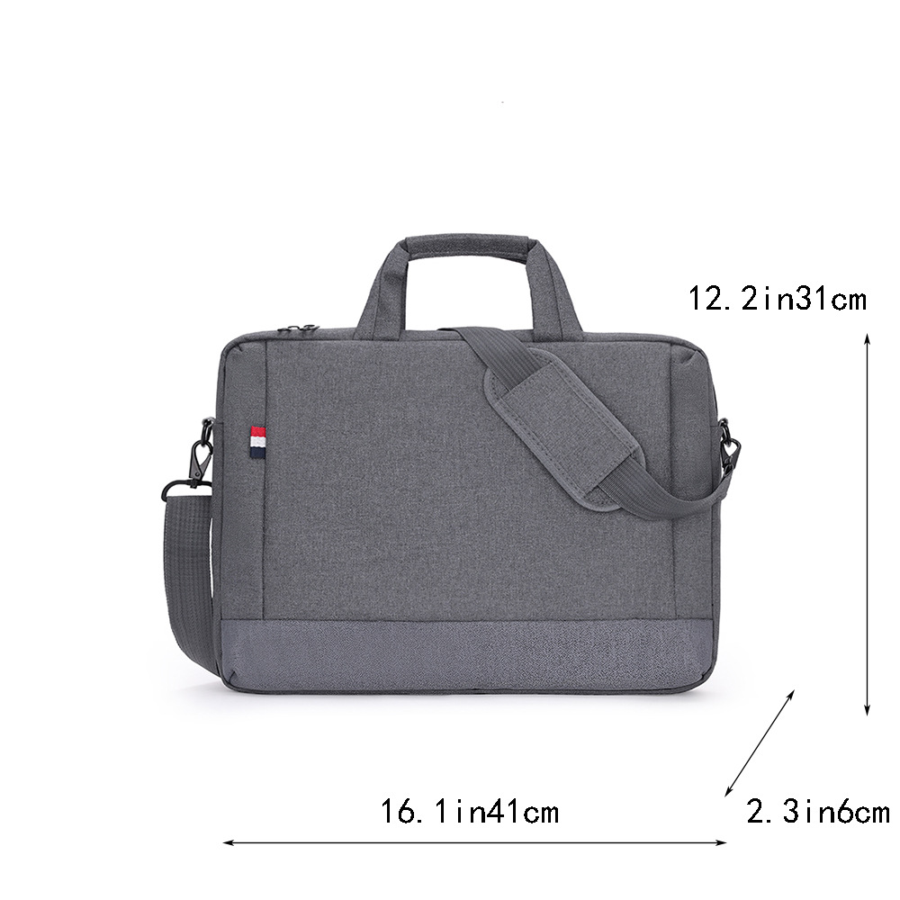 Bolsa de computadora portátil de 15.6 pulgadas, logotipo de 14 pulgadas, bolso de computadora portátil, bolso de revestimiento, bolso de tela Oxford impermeable