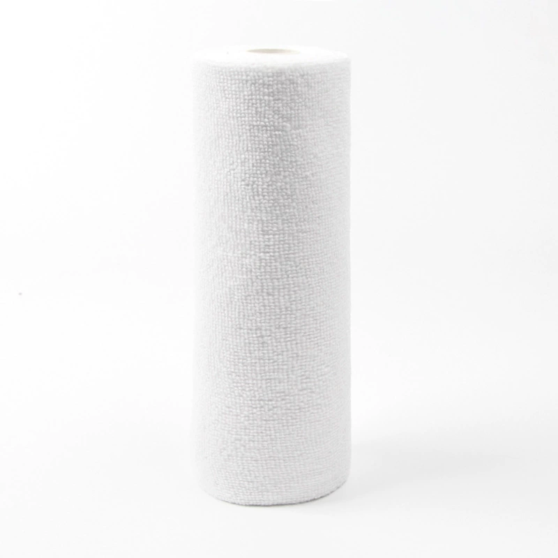 Microfiber Cleaning Cloth Roll, Multi-Color 25×25 cm, 20 Sheets per Roll, Absorbent