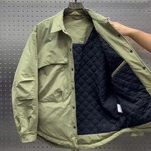 冬季二棉新款潮牌保暖工装棉服外套男高品质宽松百搭防寒棉袄上衣