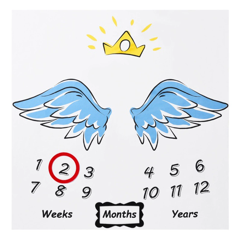 Ins детская фотосъемка фоновая ткань детская веха