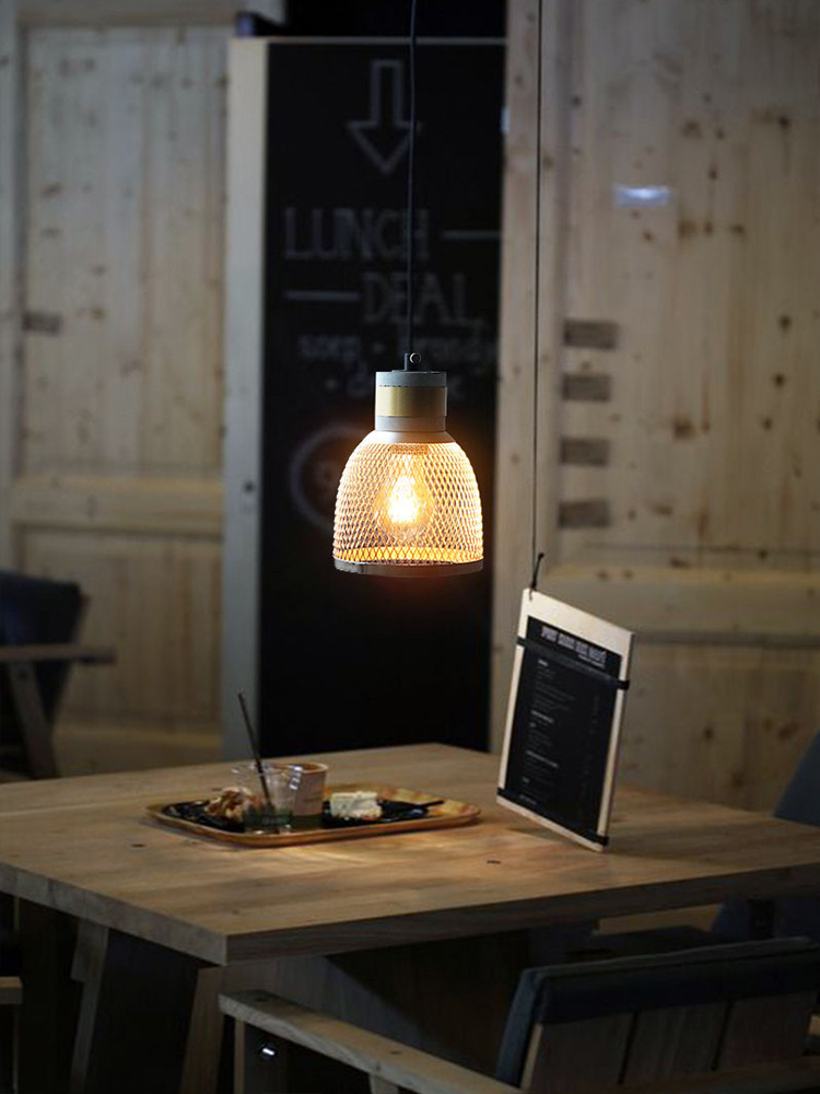 Tipo B 250*150 de hierro forjado y cemento E27