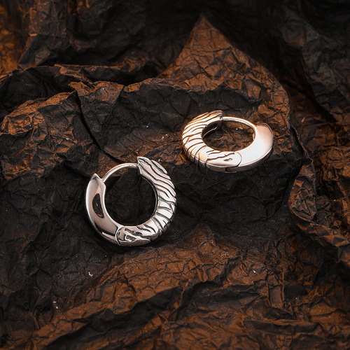 Zebra Pattern Round Ear Clips for Women - INSPopular Design with a Touch of Luxury and Trendiness