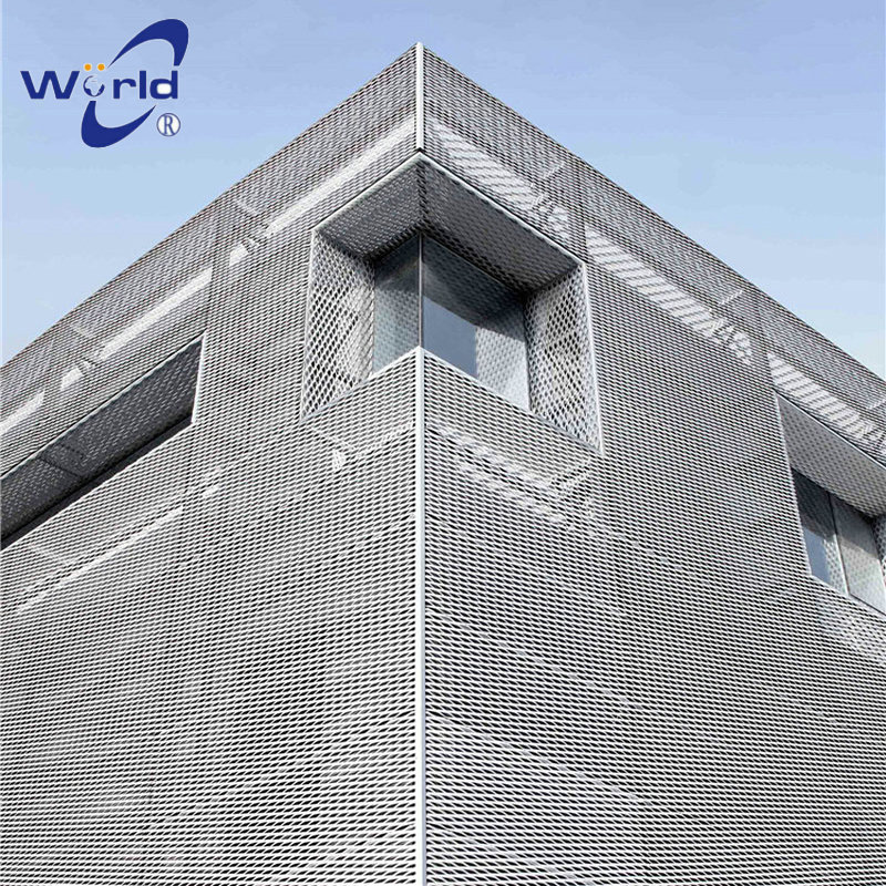 不锈钢螺旋装饰网 餐厅吊顶平纹编织装饰网 酒店幕墙金属装饰网