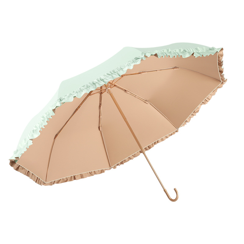 High quality handheld small umbrella solar-powered