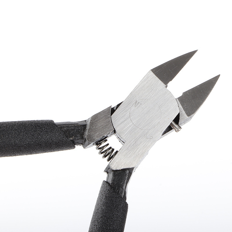 ノズルプライヤーメーカー卸売 DIY プライヤー取り付けツール黒プラスチックハンドル小さなプライヤー偏心尖ったジュエリープライヤー|undefined