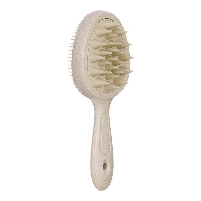Scalp Massage Brush Avocado Shape, Detangling Hair Comb for Wet & Dry Hair, Portable