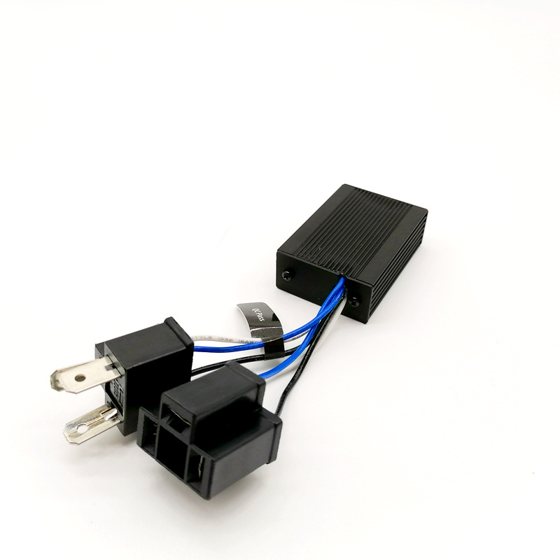 Coche LED faro aluminio Shell mini eliminación instrumento panel fallo decodificador H4 anti-interferencia eliminación Modificación de alarma