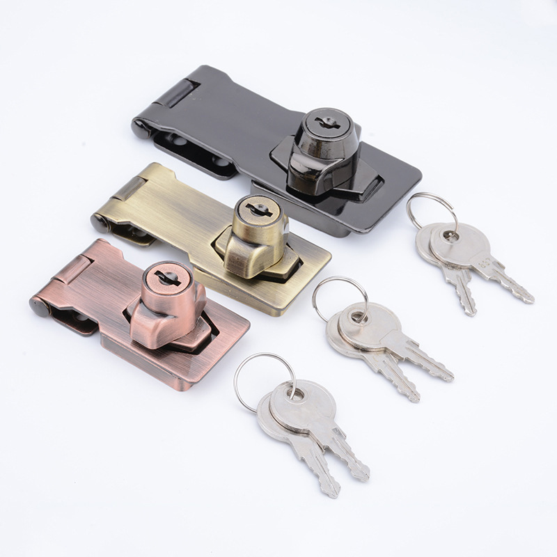 Tarjeta de bloqueo sin orificios cerradura de la puerta del hogar cerradura de la puerta del gabinete cerradura de la Oficina Tarjeta de bloqueo sin orificios antirrobo Tarjeta de bloqueo dos en uno