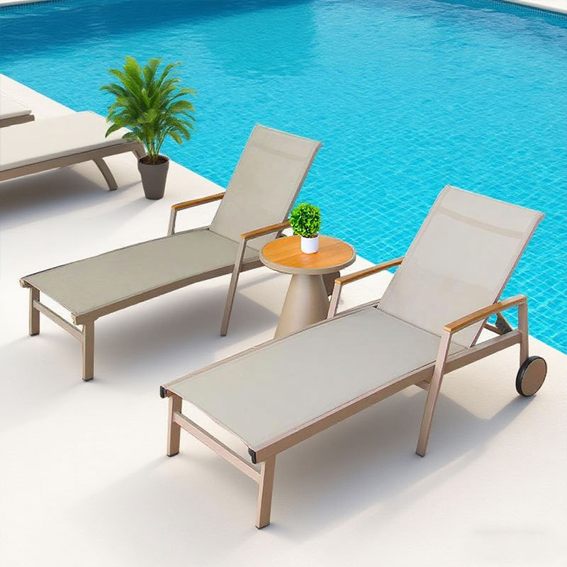Cama al aire libre sillón junto a la piscina sillón al aire libre balcón terraza terraza sillón de playa impermeable