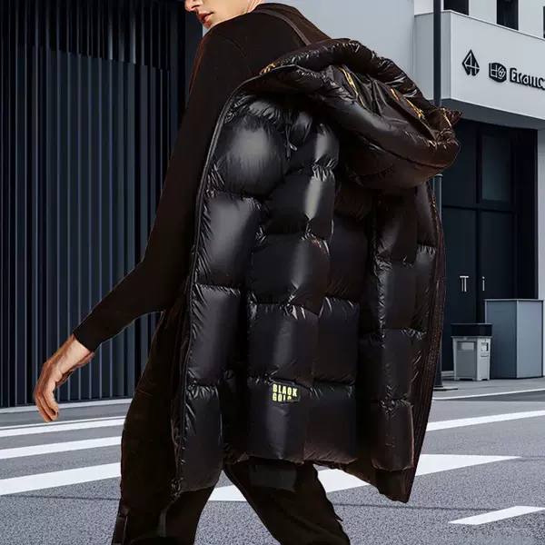 Big Sale Hot-Selling Men's and Women's Black Gold Cotton Outwears for Student Couples New Winter Warm Cotton Outwears High-End Jackets and down Jackets